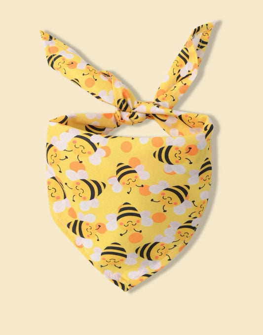 Bumble Bee Dog Bandanas