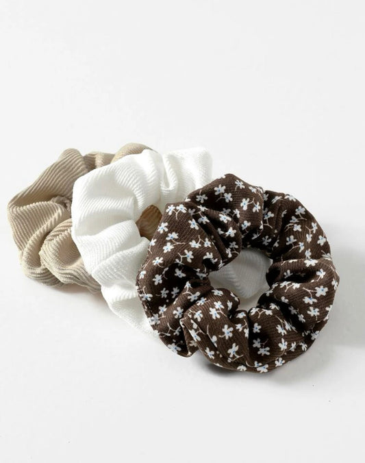 Neutral Scrunchie Set