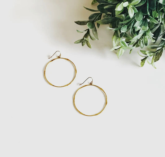 Delicate Gold Hoops