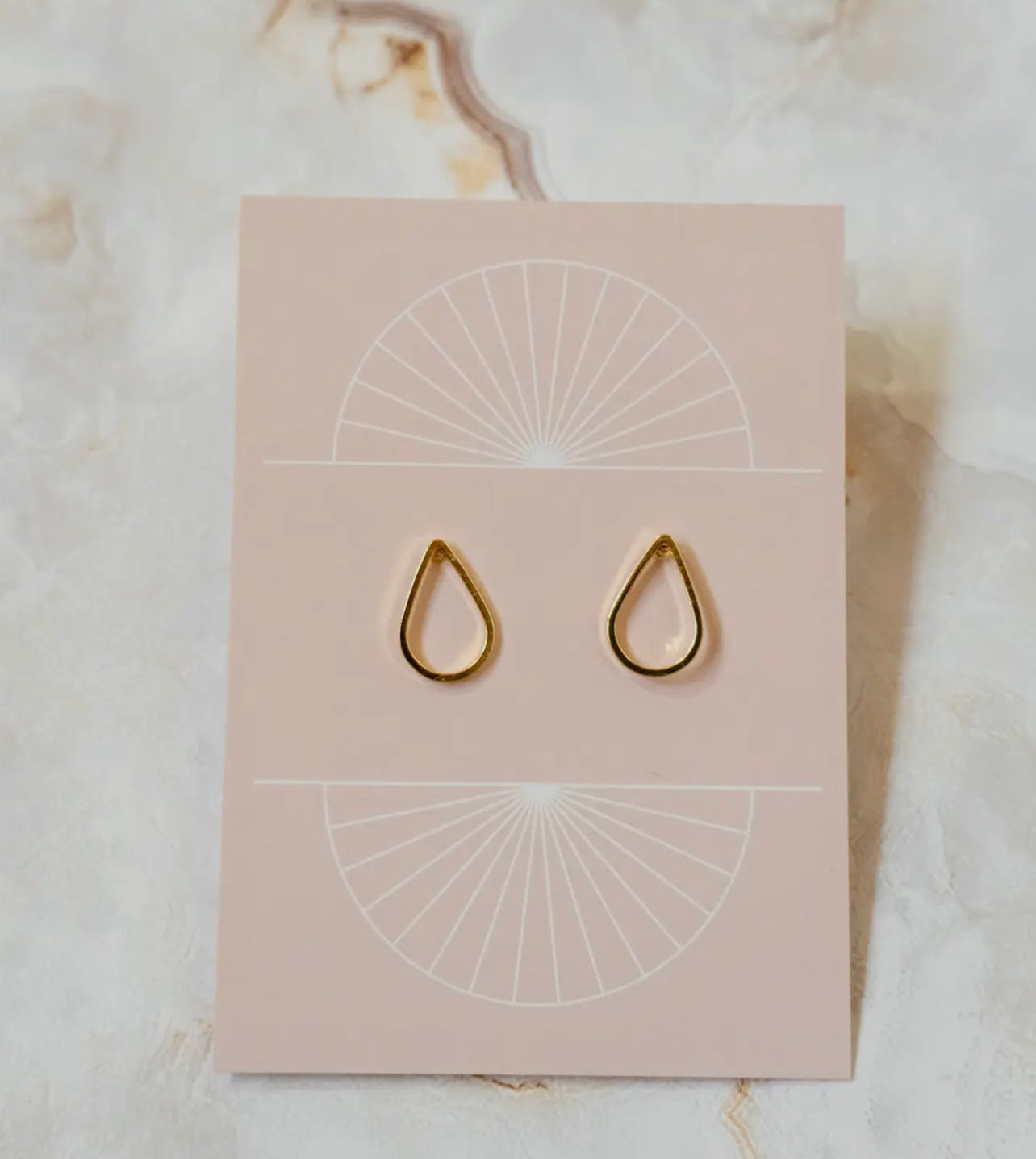 Gold Teardrop Earrings