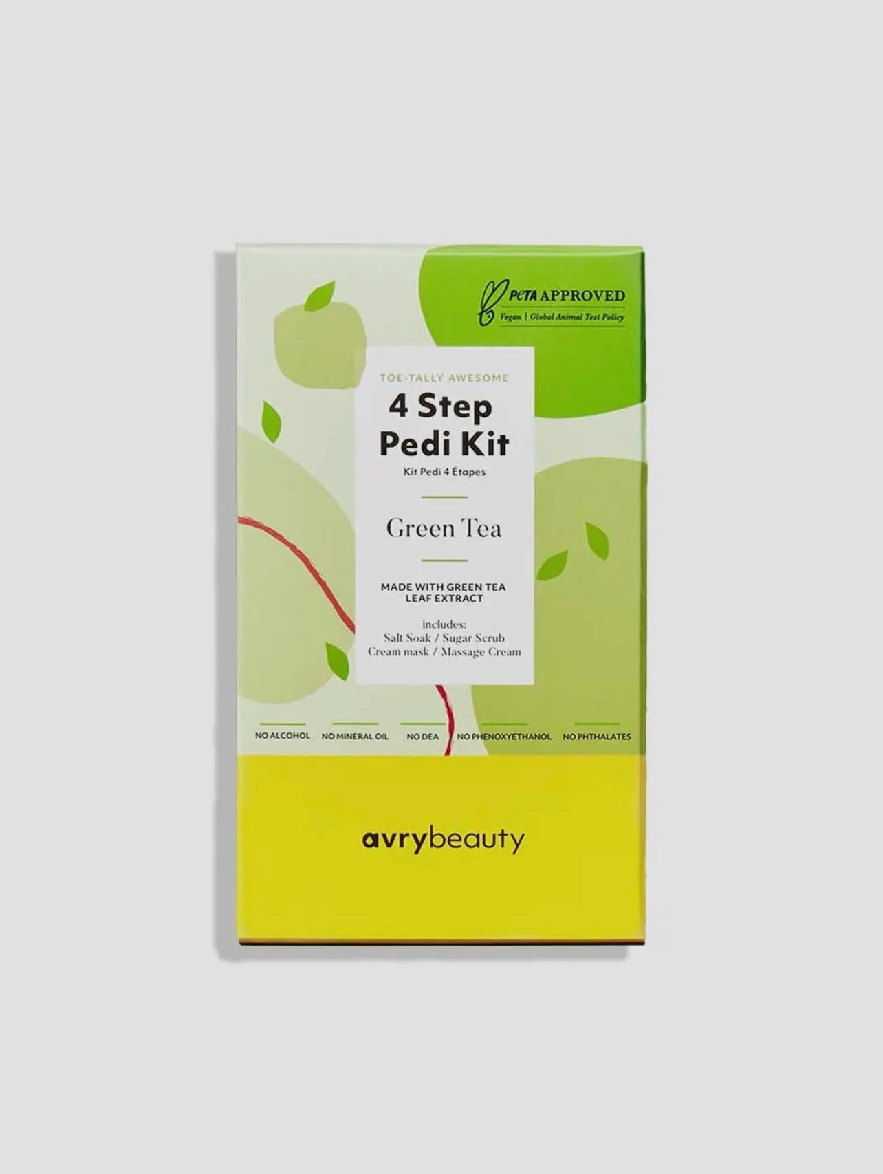 Green Tea 4 Piece Pedi Kit